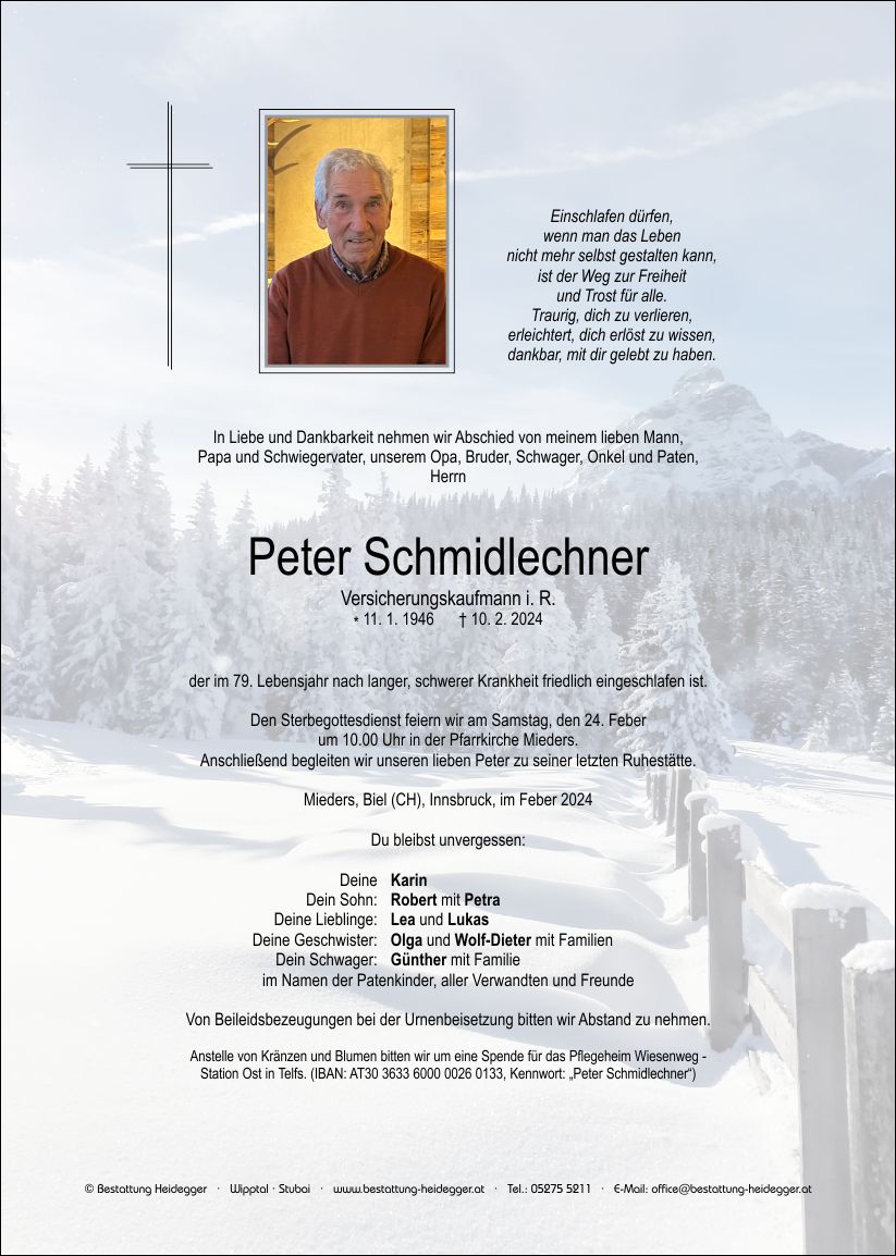 Peter Schmidlechner